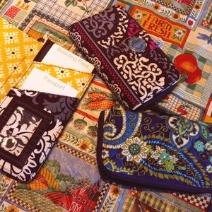 Three Vera Bradley Wristlet Clutches